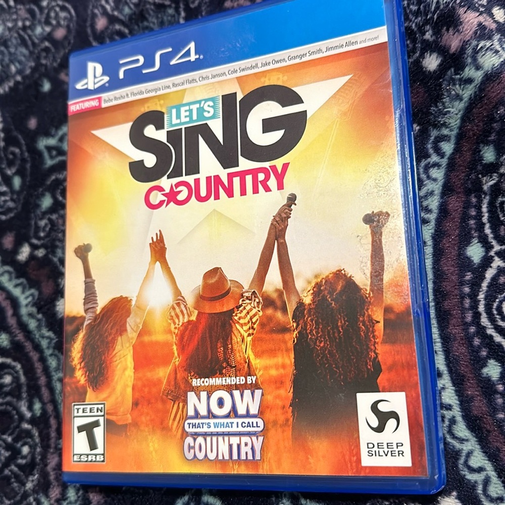 Lets sing country ps4 game